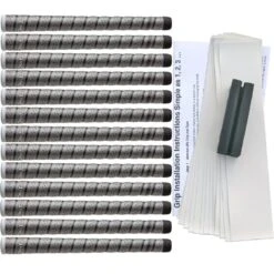 Winn Dri-Tac Wrap Gray 13-pc Grip Kit -Elite Golf Shop 7DTWR DG Pack X min