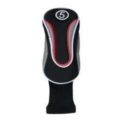 Black-Gray Head Covers With Sock -Elite Golf Shop HC 2203 HY X min