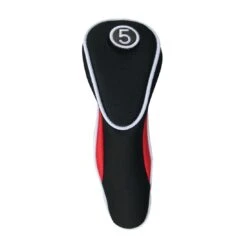 No Logo Red-Black Head Covers -Elite Golf Shop HC 2207 HY X min