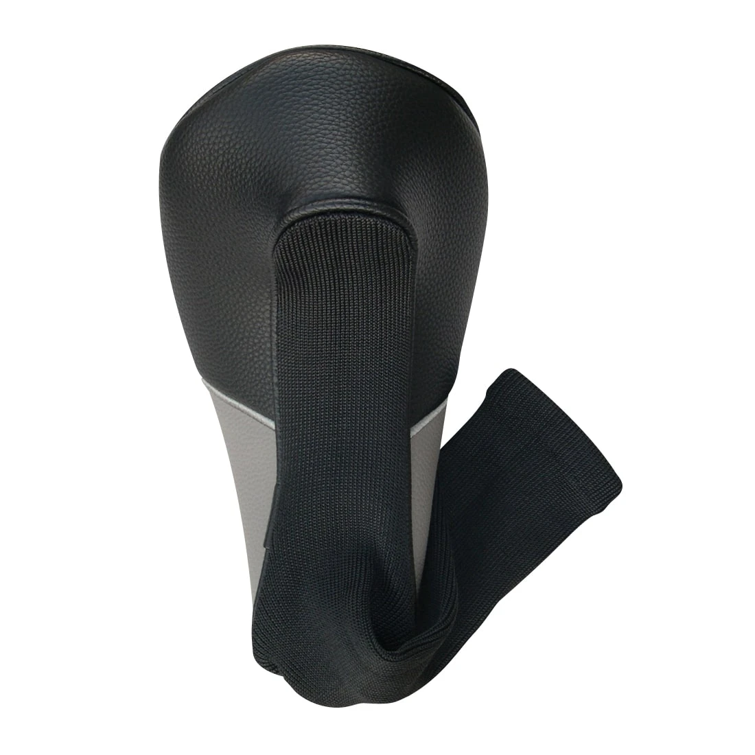 PU Leatherette Black/Gray Headcovers With Sock 4 PU Leatherette Black/Gray Headcovers With Sock - Image 2