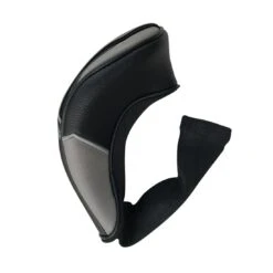 PU Leatherette Black/Gray Headcovers With Sock 9 PU Leatherette Black/Gray Headcovers With Sock -Elite Golf Shop HC 2208 DR X4 min
