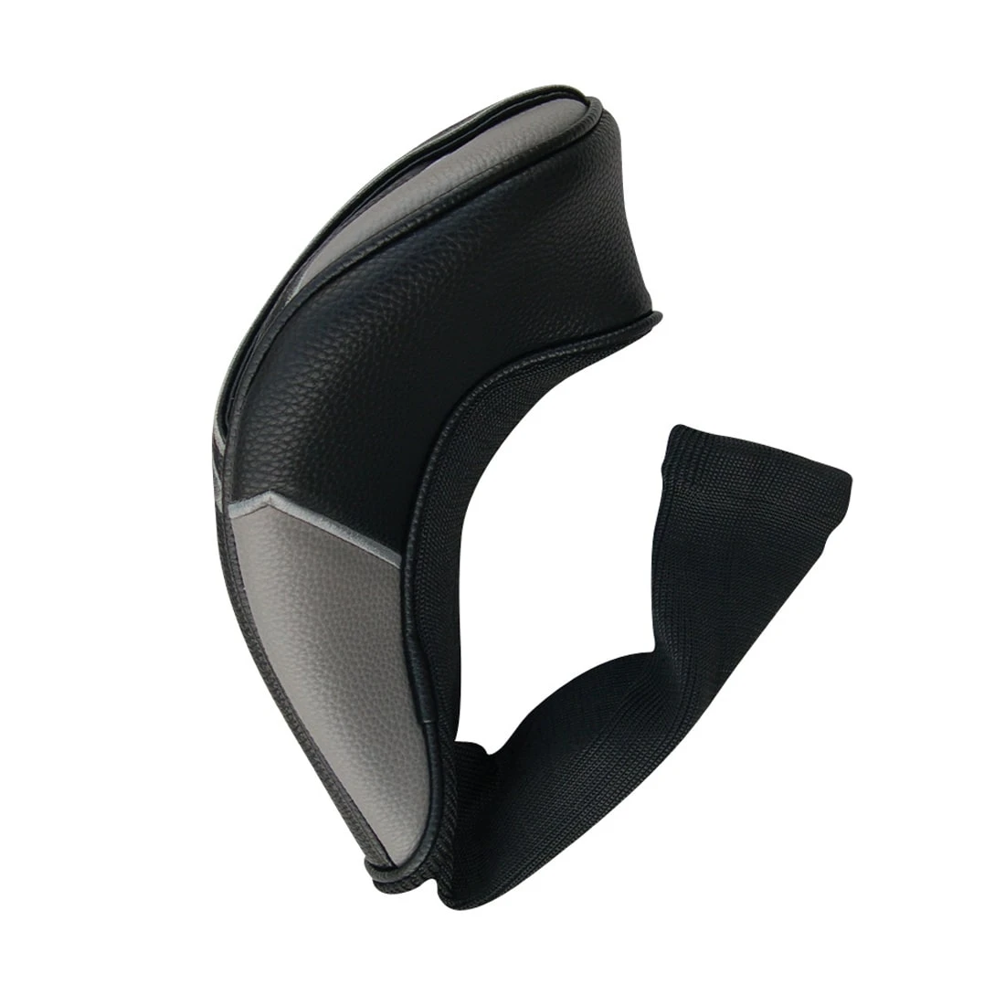 PU Leatherette Black/Gray Headcovers With Sock 5 PU Leatherette Black/Gray Headcovers With Sock - Image 3