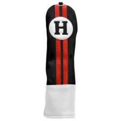 Sahara Retro Golf Headcovers Black/Red/White -Elite Golf Shop HC I50404A HY1