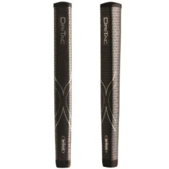Winn DriTac Pistol Putter Grips Dark Gray -Elite Golf Shop J8LDT DG XL min