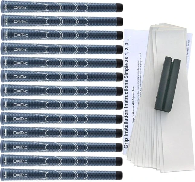 Winn Dri-Tac Navy Blue 13-pc Grip Kit 5 Winn Dri-Tac Navy Blue 13-pc Grip Kit - Image 3
