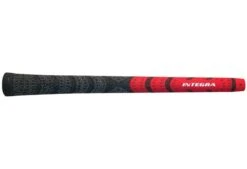 Integra Dual-Compound Half-Cord Red/Black Golf Grip