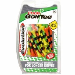Pride Evolution Striped Plastic 2-3/4" Golf Tees - 30 Pack -Elite Golf Shop SSEVS23430 FRUIT XL1 min 01
