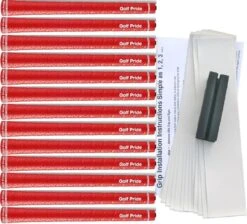 Golf Pride Tour Wrap 2G Red 13-pc Grip Kit