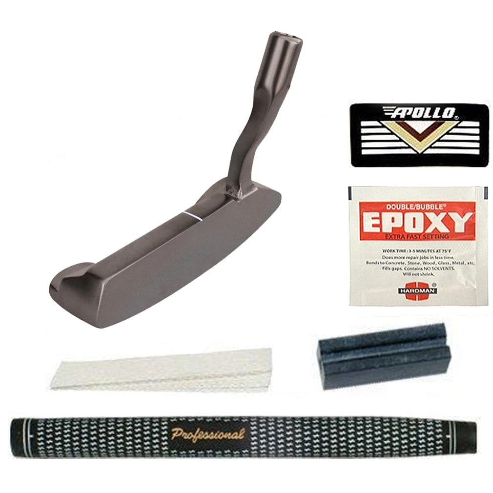 Integra Gun Metal Blade Putter Component Kit 3 Integra Gun Metal Blade Putter Component Kit