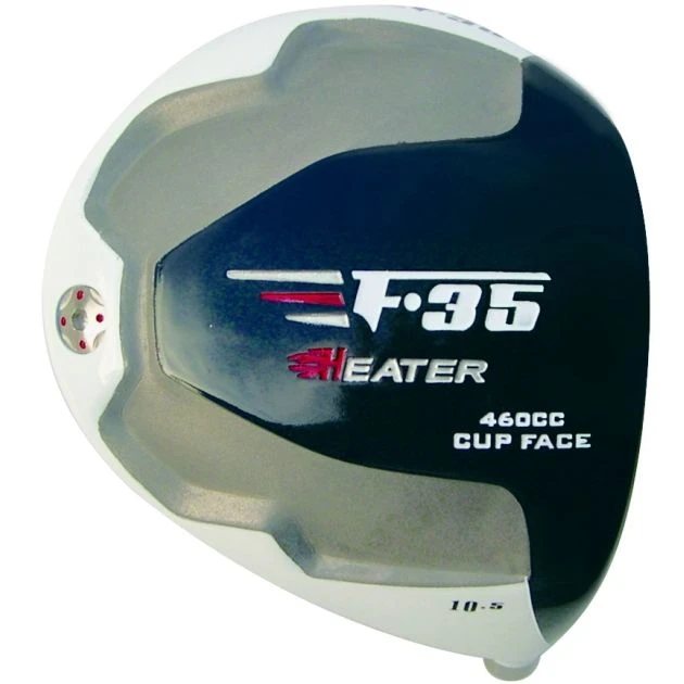 Heater F-35 Cup Face White Titanium Driver Head RH 3 Heater F-35 Cup Face White Titanium Driver Head RH