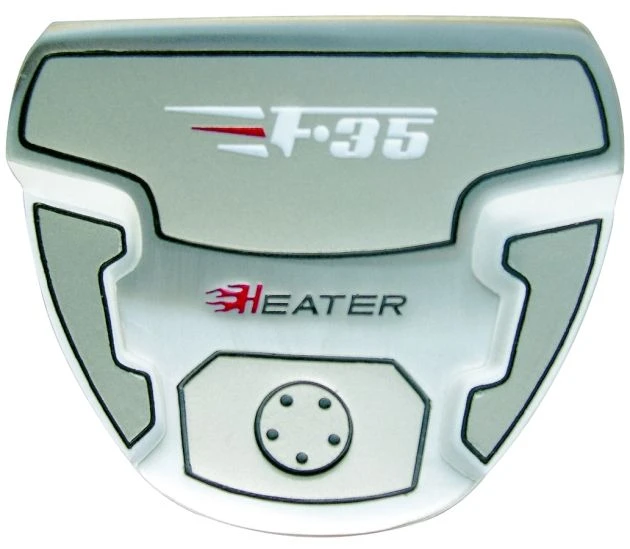 Heater F-35 White Mallet Putter Head 5 Heater F-35 White Mallet Putter Head - Image 3