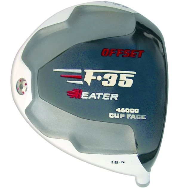 Heater F-35 Cup Face Offset White Titanium Driver Head RH 3 Heater F-35 Cup Face Offset White Titanium Driver Head RH