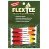 FlexTee Flexible Golf Tees Florescent Red/Orange/Yellow - Pack Of 8 -Elite Golf Shop d 6089