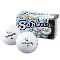 Schwetty Balls - White Pair Novelty Golf Balls