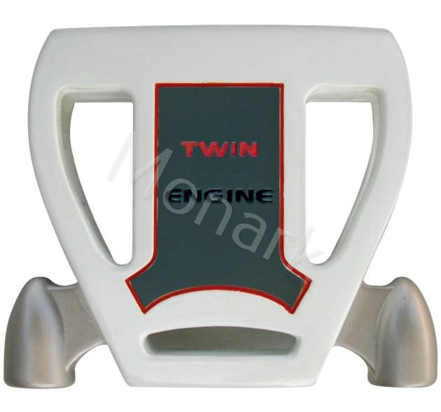T-7 Twin Engine White Mallet Putter Component Kit 7 T-7 Twin Engine White Mallet Putter Component Kit - Image 5