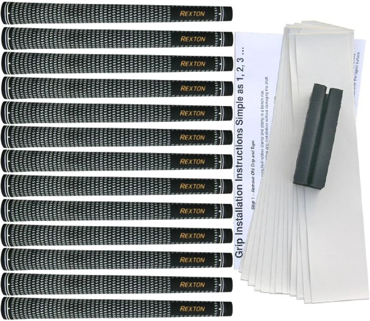 Rexton Black/White Velvet 13-pc Grip Kit 2 Rexton Black/White Velvet 13-pc Grip Kit