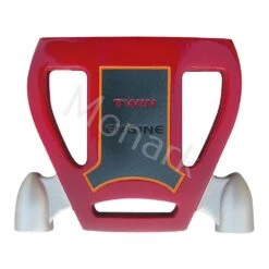 T-7 Twin Engine Red Mallet Putter Head -Elite Golf Shop d 8844